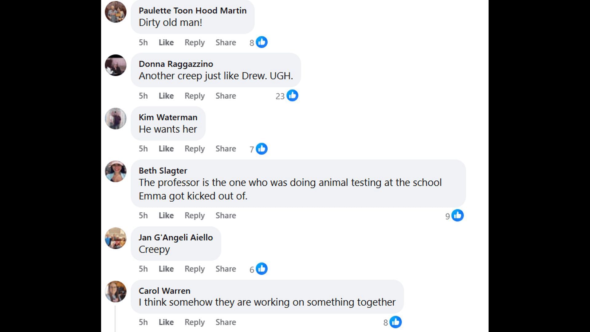 Fans voice their opinions about Professor Dalton (Image via Facebook/General Hospital Fans - Official)